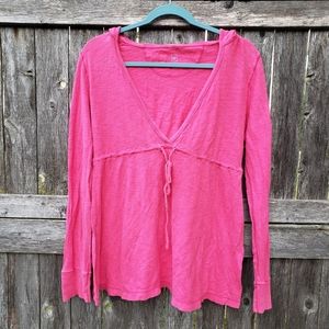 Gap Maternity pink lightweight hoodie size large in good condition